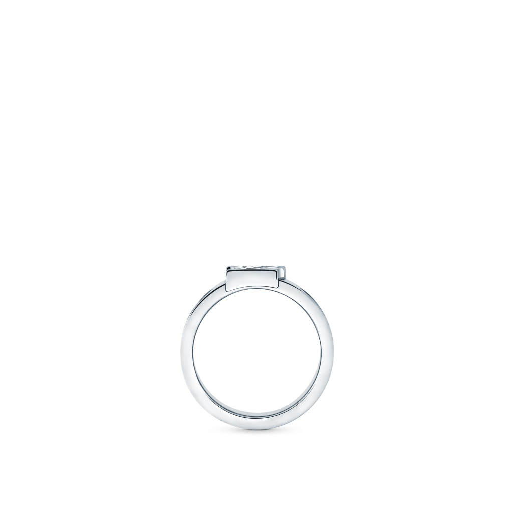 Louis Vuitton Empreinte Large Ring, White Gold